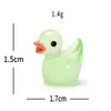 Novo Micro-Paisagismo Criativo Brilha no Escuro Pato Fofo Decoração DIY Acessórios de Sacola Surpresa Mini Enfeites de Mesa