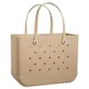 Bolsa de Praia Eva com Furo Bolsa a Tiracolo Bolsa de Mão Bolsa de Viagem à Prova d'Água Lavável Adequada para Esportes Piscina Moda