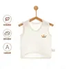 Chaleco de Medio Espalda Algodón Puro Recién Nacido Top Sin Costuras Protector de Vientre de Bebé Ropa de Dormir Capa Base Ropa Interior Verano Algodón Puro Clase A