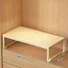 Estanterías para gabinetes, separadores para armarios, estantes de almacenamiento expandibles para clósets, separadores para gabinetes de cocina y estantes de almacenamiento para zapateros