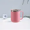 1 pieza-Taza de café con asa, Taza de café de acero inoxidable 304, Taza de agua, Bebidas de verano e invierno, Regalo