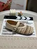 Zapatos Mary Jane de Tejido Hueco Estilo Coreano, Puntiagudos Redondos Estilo Retro para Mujer, Zapatos Planos de una Sola Correa, Boca Baja, Estilo Inspirado en Chanel