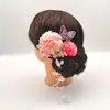 Conjunto de Acessórios de Cabelo Florais Estilo Japonês, Acessórios de Borboleta Feitos à Mão com Flores de Seda, Acessórios de Cabelo para Kimono Japonês Transfronteiriços da Amazon