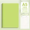 Cuaderno A5 Cubierta de Cuero Suave Cuaderno A5 Engrosado Bloc de Notas de Oficina de Negocios Estilo Ins Diario de Estudiante Universitario