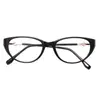 30349 Nova Armação de Óculos de Gatinho Popular Estilo Ins para Mulheres com Miopia Pode Ser Equipado com Lentes Quadradas e Redondas Anti-Luz Azul de Prescrição
