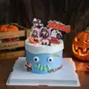 Decoración de Pastel de Halloween Dulce o Truco Ojos Chistosos Cuentas de Caramelo Decoración para Fiesta de Festival Repostería Enchufe Decorativo