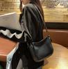 2024 Novo Nicho Design Especial em forma de Crescente Bag Semi-redonda Ombro Axila Bolsa Feminina Couro Genuíno Crossbody Tote Bag