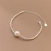 Plata Esterlina S925 Cuentas Shijia Pulsera Choker Asimétrica Plata Rota Joyería de Mano Versátil S5988