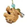 Difusor de Incenso Sandália Verde Zodíaco Dragão Suporte para Incenso Esculpido em Forma de Cabeça de Dragão Pingente de Borla da Sorte Corrente de Celular Chaveiro Ornamento