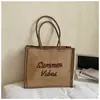 Bolso de Hombro Tejido de Paja Nuevo y de Moda, Bolso de Mano de Moda para Mujer para Viajes y Uso Diario, Bolso de Playa, Bolso Tejido de Paja