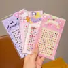 Parche de Uñas Impermeable para Niños Sanrio Kuromi con Relieve 5D Hello Kitty Pegatina Luminosa para Niña Personalización
