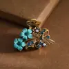 2025 Nuevos Accesorios para el Cabello de Estilo Étnico Pinza para el Cabello Exquisita Pinza Retro para el Cabello Pinza para el Cabello de la Parte Posterior del Cabello Tocado para Madres