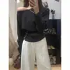 Llegó. Suéter de punto para mujer de otoño e invierno, de alta gama, casual, suave y cómodo, entallado en la cintura, adelgazante, top interior