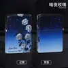 Serie Di Nuo de Seis Caras Impresa a Color Múltiples Patrones Exquisito Rueda de Amolado Retro Encendedor a Prueba de Viento de Queroseno Regalo Dropshipping
