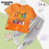 Ropa de Numberblocks Traje de Camiseta y Pantalones para Niños Bebé Bloques de Construcción Digitales Verano Camiseta de Manga Corta Pantalones Anti-Mosquitos
