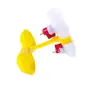 Bebedero Doble para Pollos y Patos con Boquilla Doble, Taza Colgante y Bandeja de Agua, Taza de Agua Multifuncional Automática para la Cría de Pollos, Patos y Gansos