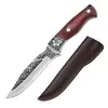 Juego de cuchillos de carnicero forjados a mano Yangjiang con patrón martillado, cuchillo para deshuesar, cuchillo para despiezar, cuchillo para sacrificar cerdos y ovejas, cuchillo para desollar, cuchillo de carnicero