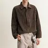 Nova Tendência Camisa Xadrez Retrô Japonesa Unissex Estilo Neutro Solto Camisa de Manga Longa Jaqueta Fina