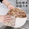Rolo de Pano Rasgável para Pessoa Preguiçosa Pano de Lavar Louça Absorvente de Água para Cozinha Doméstica Esfoliante Espessado Estampado Pano de Limpeza de Uso Duplo Úmido e Seco