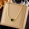 Colar Feminino Banhado a Ouro em Aço Inoxidável Vintage Transfronteiriço com Pingentes de Sol, Coração, Cruz e Peixinho, Corrente de Clavícula Empilhável Multicamadas