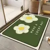 2026 Tejido de Tecnología Fresca Alfombra Suave para Piso Alfombra Baño Tocador Entrada Absorbente de Agua Antideslizante Felpudo