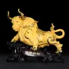 Fábrica Jishanyuan Venta al por mayor de Adornos de Vaca de Resina con Buena Fortuna, Vitrinas para Estudio, Decoraciones para Oficina Tienda Sala de Estar