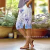 Pantalones Casuales de Calle de Moda Callejera para Mujer de Longitud Media, Estilo Nuevo Europeo y Americano Transfronterizo, Impresión Digital 3D, Personalizados, para Viajes de Negocios, Verano