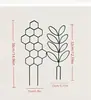 Soporte para Plantas de Jardín, Soporte de Madera para Macetas en Casa, Estructura Geométrica para Plantas Trepadoras, Decoración de Balcón, Soporte Fijo para Arreglos Florales