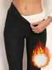 Pantalones de Yoga con Forro Polar para Otoño e Invierno para Mujer, Estilo Europeo y Americano, de Cintura Alta, Elásticos, Adelgazantes, Leggings de Abrigo, Pantalones Deportivos de Fitness de Venta Caliente Transfronteriza