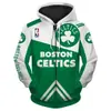 Suéter Novo Outono e Inverno Estampa Digital 3D Moletom Tendência para Casal Jaqueta com Zíper de Basquete NBA Top Masculino e Feminino