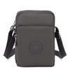 Bolso para teléfono móvil de versión vertical de comercio exterior de fábrica para mujer, bolso bandolera de hombro con cremallera simple coreana, bolso de nailon para teléfono móvil de versión vertical, venta al por mayor