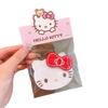 Lindas Pegatinas de Flequillo de Dibujos Animados para Niños Pegatinas Mágicas Bordadas Sanrio Herramienta para Ordenar el Cabello de Niñas Postes para el Cabello