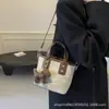 Bolso tipo bandolera cubo de aspecto elegante, sencillo y estiloso para mujer, nuevo estilo coreano para Otoño e Invierno 2025, bolso de hombro único o cruzado, texturizado