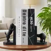 Apoios de Livro em Formato de Cerca para Gato e Cachorro Decorações Criativas para Casa Decoração de Presente Suporte de Livros para Mesa Exibição em Gabinete de TV Interno