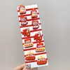 Diadema Infantil Roja Año Nuevo Goma Pequeña Año Nuevo Cuerda para el Cabello Linda y que No Lastima Adorno Festivo para la Cabeza Cuerda para el Cabello de Niñas Accesorios para el Cabello