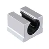Juego de Bloque Deslizante para Riel Guía SBR Riel Guía Mesa de Sierra para Carpintería Soporte de Aluminio Eje Lineal Cilíndrico SBR16/20/25/30