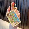 Chaveiro de Console de Jogo Pinball Ejetor Mini Portátil para Estudante Alívio de Estresse Desenho Animado Pingente de Bolsa Pequeno Presente