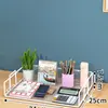Estante de escritorio para archivos A3A4, organizador de archivos de metal, estante de almacenamiento de oficina, portadocumentos multicapa de hierro, caja de almacenamiento, estantería