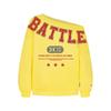 Sudadera Retro Americana de un Hombro con Mangas Largas para Mujer, Nuevo Estilo Otoño 2025, Top Pulóver Casual Holgado Off-Shoulder de Chica Popular