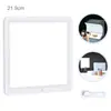 Estudio Fotográfico Mini Plegable Portátil Mesa Pequeña de Disparo Caja de Luz Softbox Luz de Relleno Productos de Joyería Fondo Blanco de 23cm