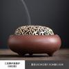 Quemador de incienso estático de tres patas, quemador de aromaterapia de cerámica simple, torre de incienso de sándalo, accesorios de escritorio para la ceremonia del té chino, adornos