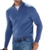2026 Mais Vendido Site Independente Aliexpress Amazon Europeu e Americano Suéter de Cashmere de Manga Longa Camada Base Masculina Outono e Inverno em Estoque