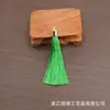 8cm capuchón de metal borla pequeña borla abanico colgante marcapáginas borla ropa accesorios para el cabello borla accesorios decorativos al por mayor