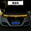Resaltado transfronterizo día de inicio de escaneo luces diurnas coche LED dinámico súper brillante luces de capó barra de luces LED delantera para capó de coche