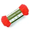 Corda Paracord 7 Fios 4mm Cinto de Cintura de Polipropileno Corda Trançada DIY Corda de Tração Multifuncional Equipamento de Sobrevivência ao Ar Livre Segurança 30m