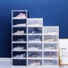 Caja de Almacenamiento para Zapatos de Plástico Transparente PP con Tapa abatible Caja de Almacenamiento para Zapatos del Hogar Se Puede Ensamblar Estante para Zapatos a Prueba de Polvo y Humedad Fabricante