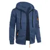 Nueva Sudadera con Capucha de Punto Jacquard Casual Deportiva para Hombre