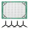 Fixador Ajustável para Lençol e Colcha, Clipe Fixador para Toalha de Mesa e Capa de Sofá, Clipe Metálico para Fixação de Lona de Barraca