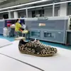Zapatillas Vintage con Estampado de Estrellas Desgastadas Estilo Coreano de Guangzhou para Mujer, Zapatillas de Entrenamiento Retro Alemanas, Zapatillas Deportivas Casuales con Estampado de Leopardo, Zapatos de Mujer, Nuevo Modelo de Otoño