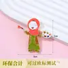 Diseño Creativo, Varios Broches de Personajes de Dibujos Animados, Aleación Ecológica, Accesorios de Temperamento Lindos y Exquisitos, Pines, Insignias Grandes